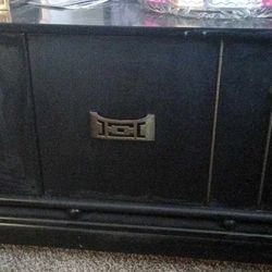 Black credenza 