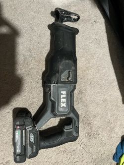 Flex 24v sawzall with 2amph battery