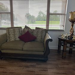 Sofa Set/ Couch With Pillows
