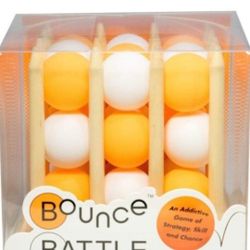 NEW Bounce Battle Wood Frame Ball Game Challenge Strategy Skill Toy