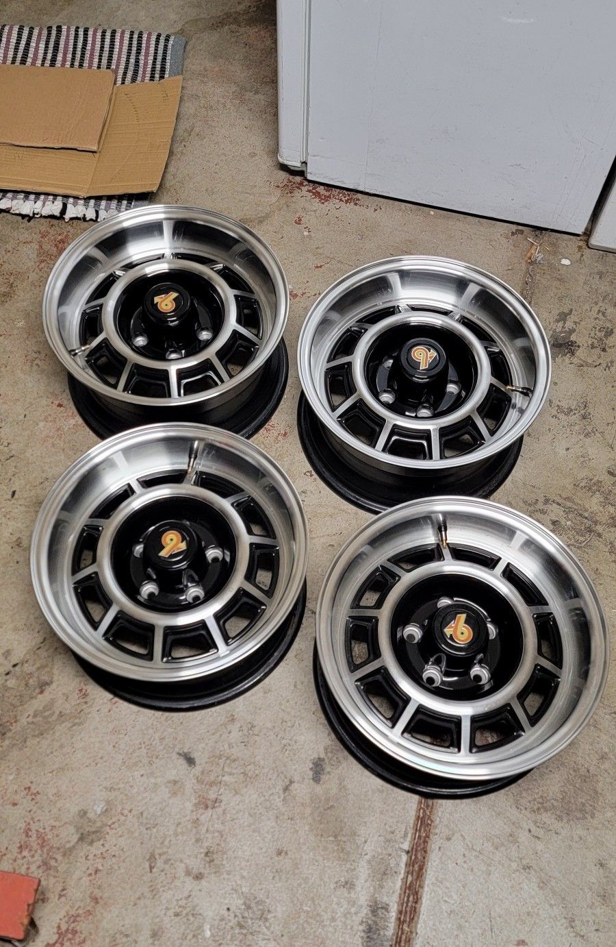 15" Grand National Aluminum Rims And Center Caps