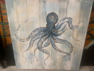 Octopus Canvas Wall Art Painting