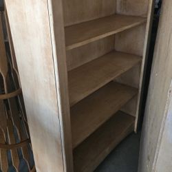Bookcase And Matching Armoire Set
