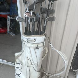 Golf Bag and Clubs 