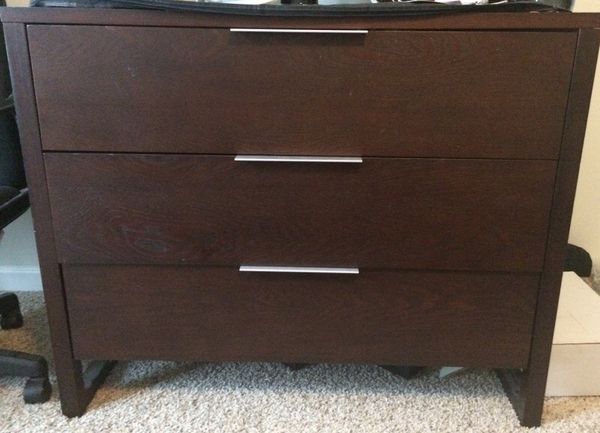 Crate Barrel Loop Three Drawer Dresser For Sale In Winston Salem