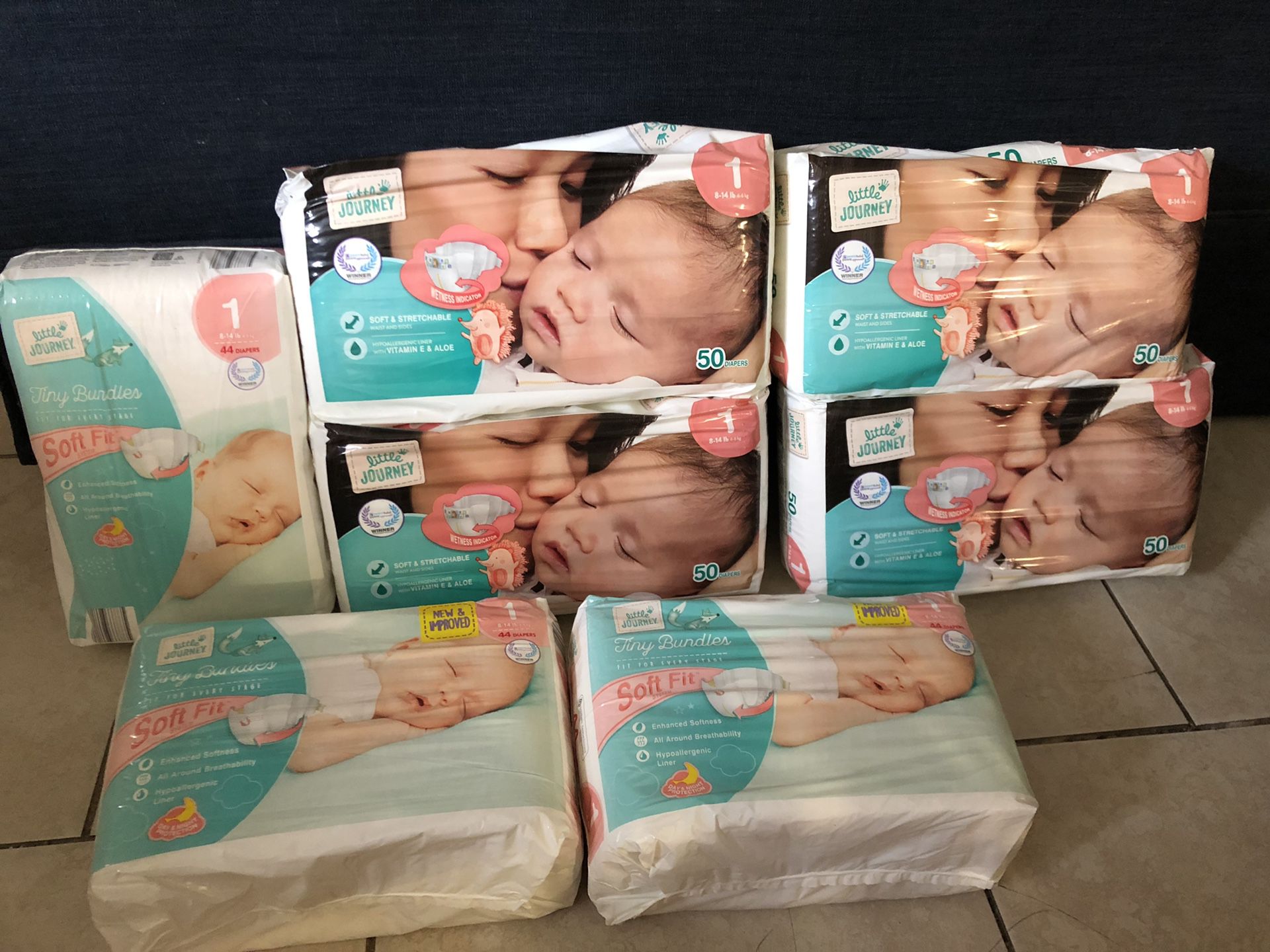 Diapers -newborn and size 1