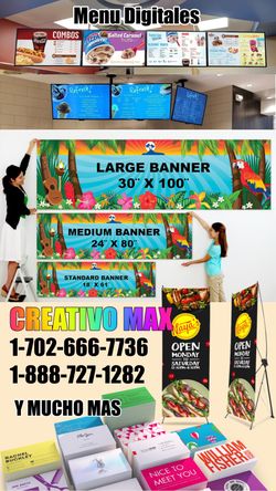 Banner menú digital