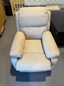 Korser Recliner Chair, 360 Swivel Rocker Chair for Adults, Small Rocking Recliner for Small Spaces, Upholstered Fabric Glider Recliner Nursery