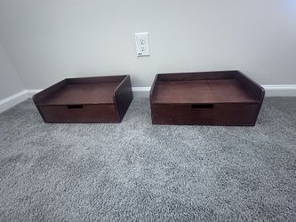 Wall mount side tables