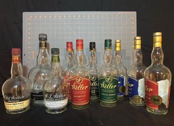 Empty Allocated Whiskey Bottles