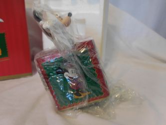 Disney Christmas Santa Mickey Mouse Stocking Holder Hanger, Jack In The Box