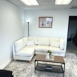 Off-White Cloud Modular Sectional Couch / Sofa [FREE Delivery🚚]