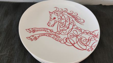 Plates set of 6 - 9" diameter