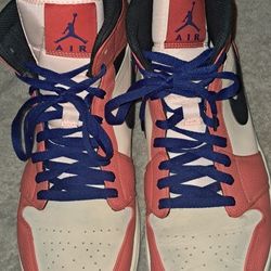 Jordan 1 Mid Team 852542-800 Mens Size 14 Shoes