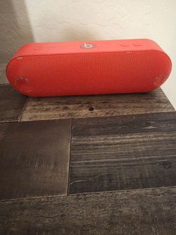 Beats by Dre pill speaker product red limited color