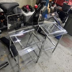 Acrylic counter stools clear Set Of Stools located in hartsdale 10530 by metro north
