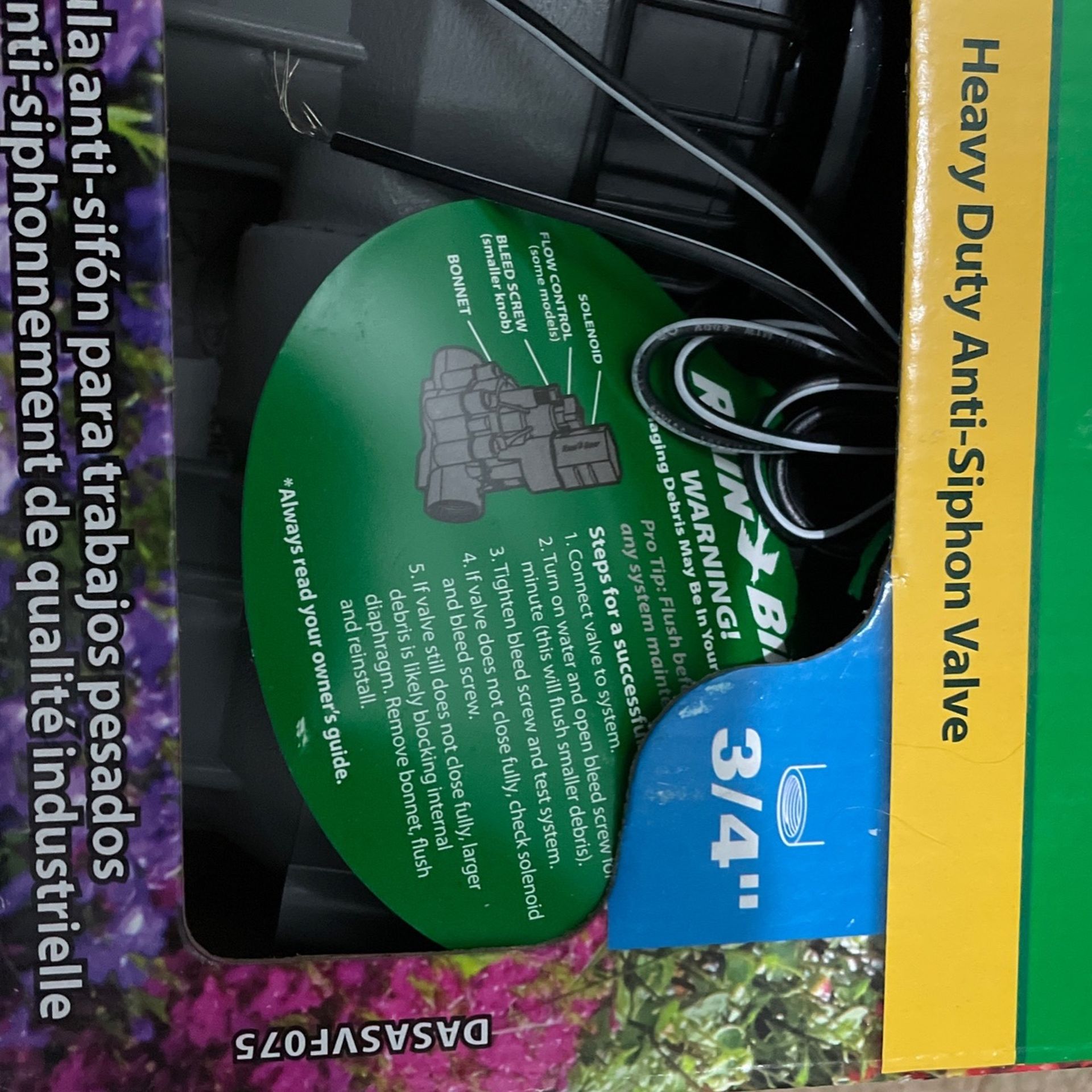 Brand New open Box Rain bird Irrigation Sprinkler Valve