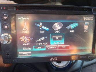 STEREO JVC CD DVD AUX USB SELE KITA LA CARITA DETACHABLE FASE GOOD CONDICIÓN ABLO ESPAÑOL