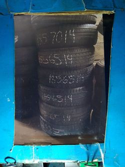 TIRE 185 65 14 each Installed ELMOFLES
