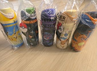 POKEMON x OWALA 16 fl oz  Special Edition FreeSip Water Bottle x5 - FULL SET