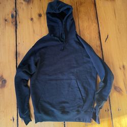 Made in Italy Black Hoodie – Size S/M – 100% Cotton – New