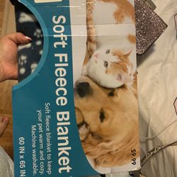 Soft fleece blanket Super Cute And Warm