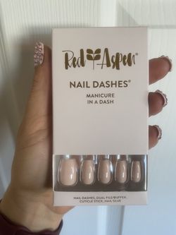 Red Aspen Witten In White Sands Manicure Nail Set 💅 