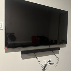 60" Class Q60B QLED 4K Smart TV with Soundbar and TV Mount