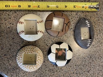 Photo Magnets (5 Pack)- Sports Themed