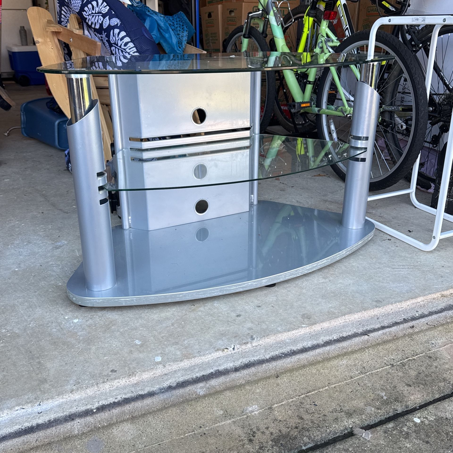 Glass Tv Stand
