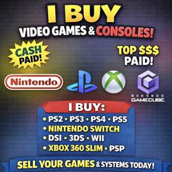 BUYING VIDEO GAMES & CONSOLES