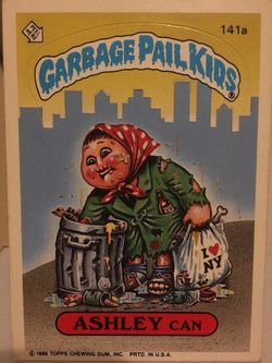 Garbage pail kids Ashley Can