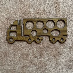 Novelty Photo Collage Tractor Trailer Wall Hanging