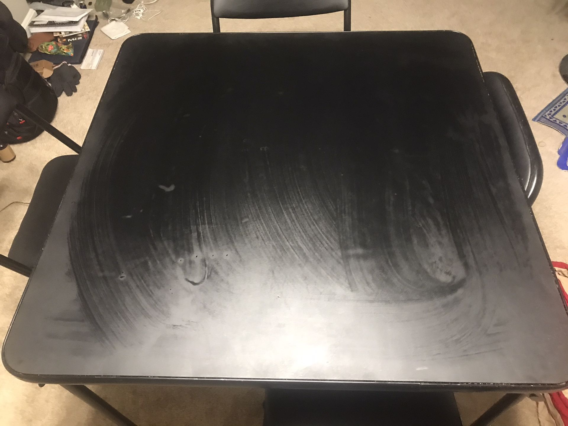 Foldable Dinner table for four