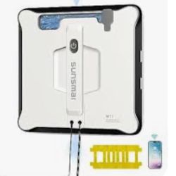 Window Cleanning Robot, W11 Smart Window Cleaner with Dual Water Spray, Remote Control Robot Window Washer for Windows/Tiles/Glass Door CD