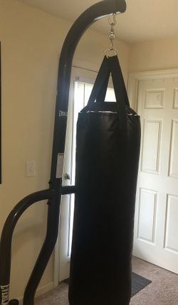 Everlast Heavy Bag Kit And Stand Barely Used