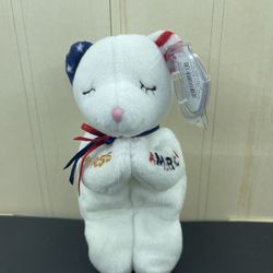 TY Beanie Baby American Blessing Praying Bear w/Original Tags 2004