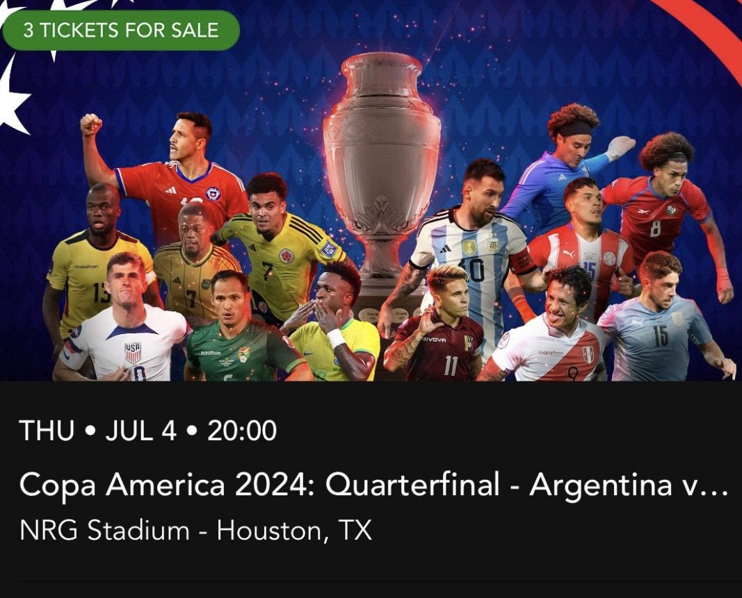 Argentina Vs Ecuador (2tickets)