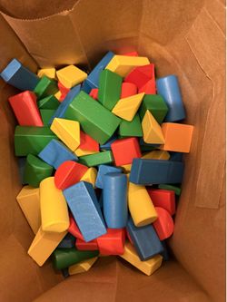 Wooden Building Blocks 100-piece set