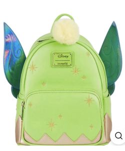 Loungefly Tinkerbell Iridescent Wings Mini Backpack NEW NWT Exclusive
