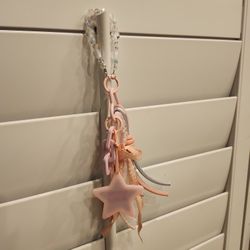 New Pink Good Luck Keychain 