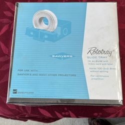 4.  sawyer's Rototray 100 slide tray for 2 x 2 slides for Sawyer's projectors brand new