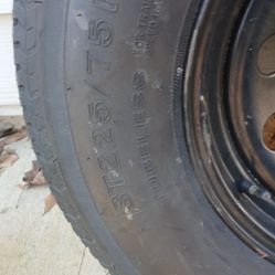 New Tire/6 Lug/ 225 75 15 