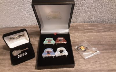 RARE HARD ROCK CAFE PINS AND PIN SET