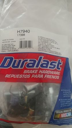 Duralast brake hardware 04-08 Acura tl