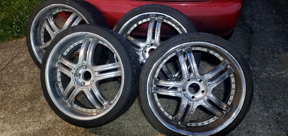 120 Obo mkw Wheels 5x114.3 Two Bent
