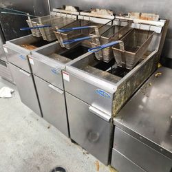 CookRite Natural Gas Restaurant Deep Fryer WORKING