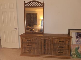 Chest of Drawers, Two Matching Nightstands, Vintage