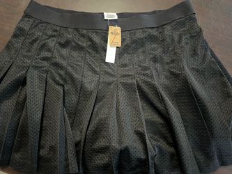 Black Pleated Mini Skirt with Tags from Victoria Secret