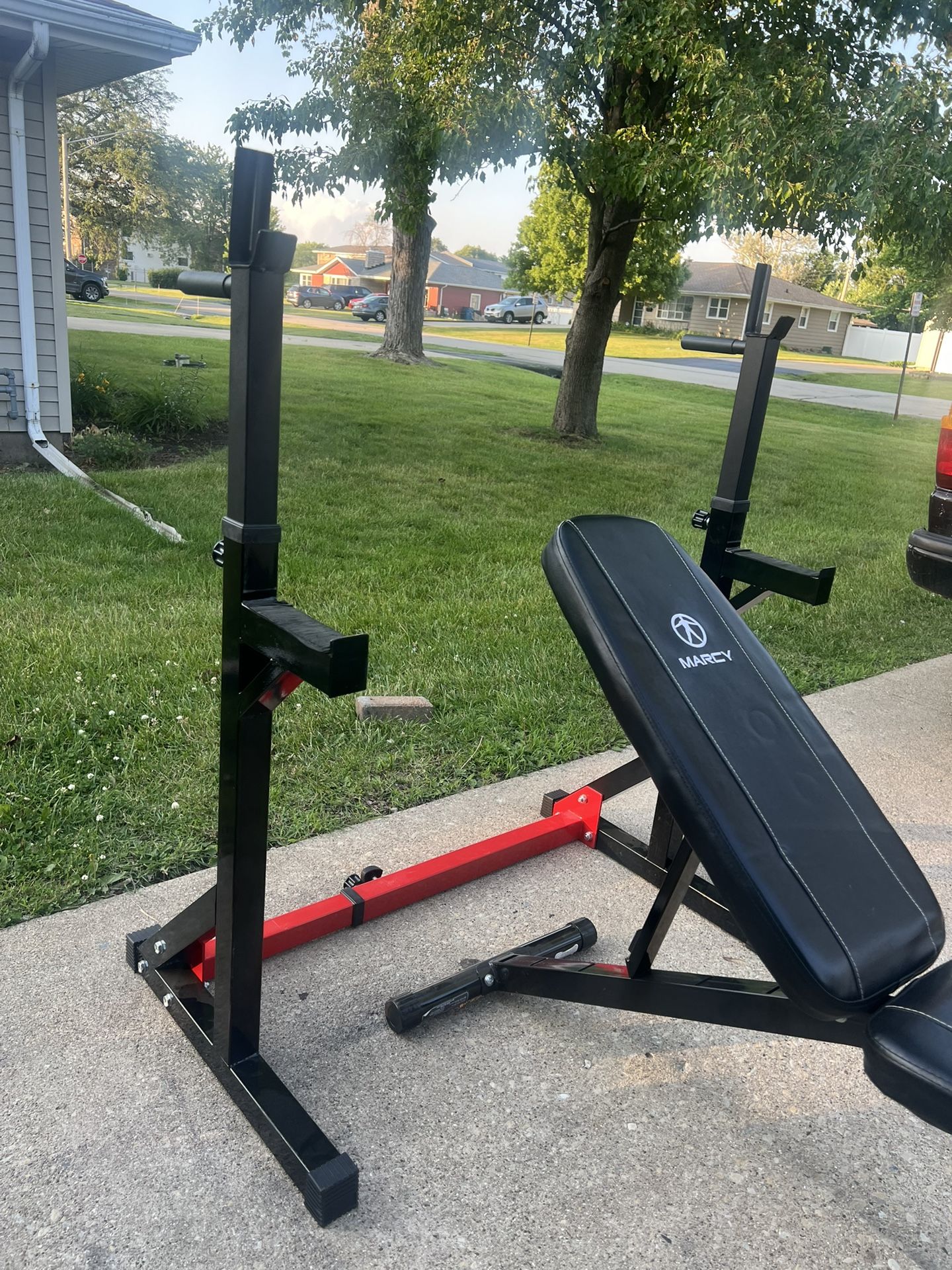 Weight Rack And Utility Weight Bench